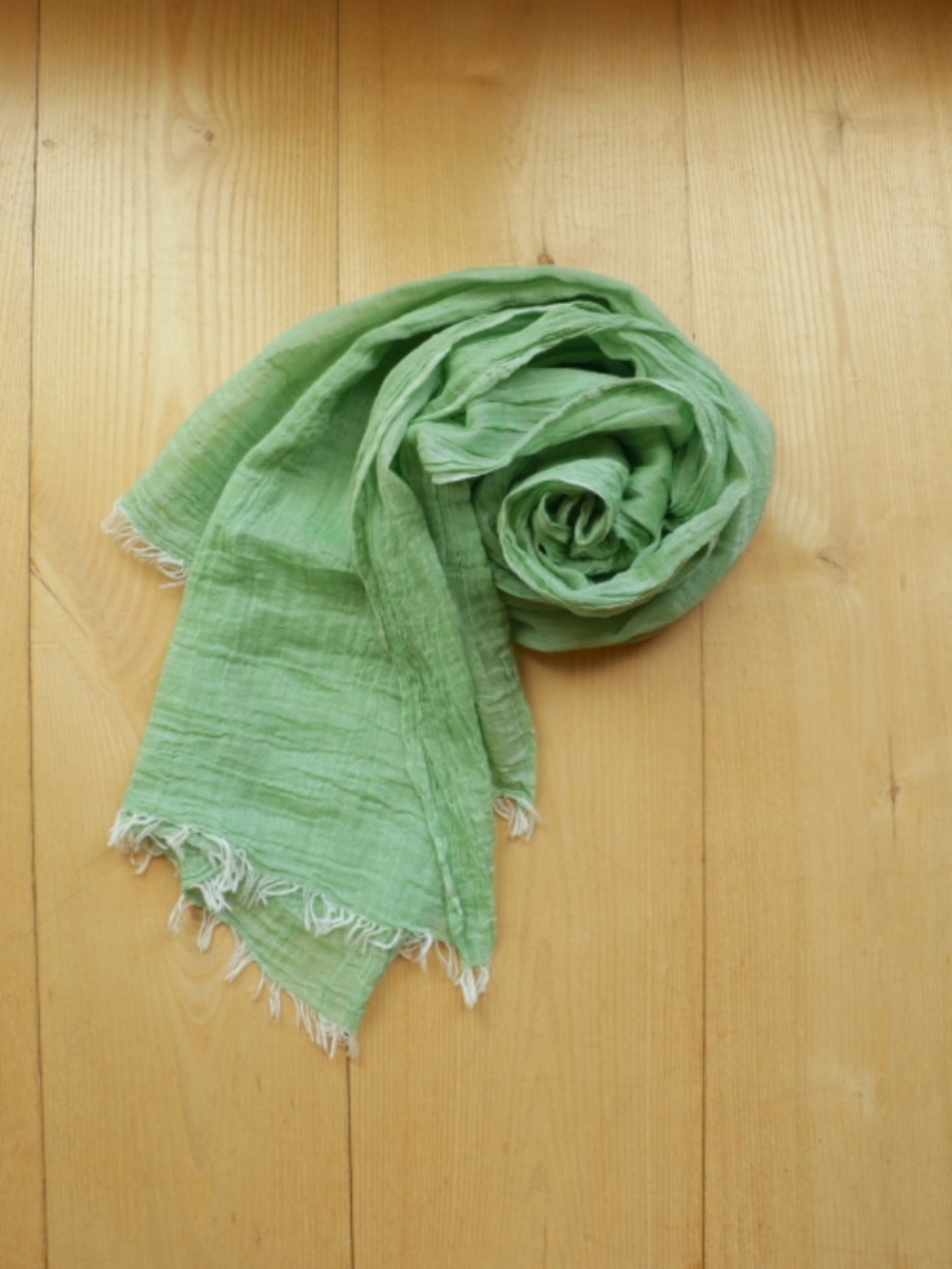 Sheer mint green wrap/scarf